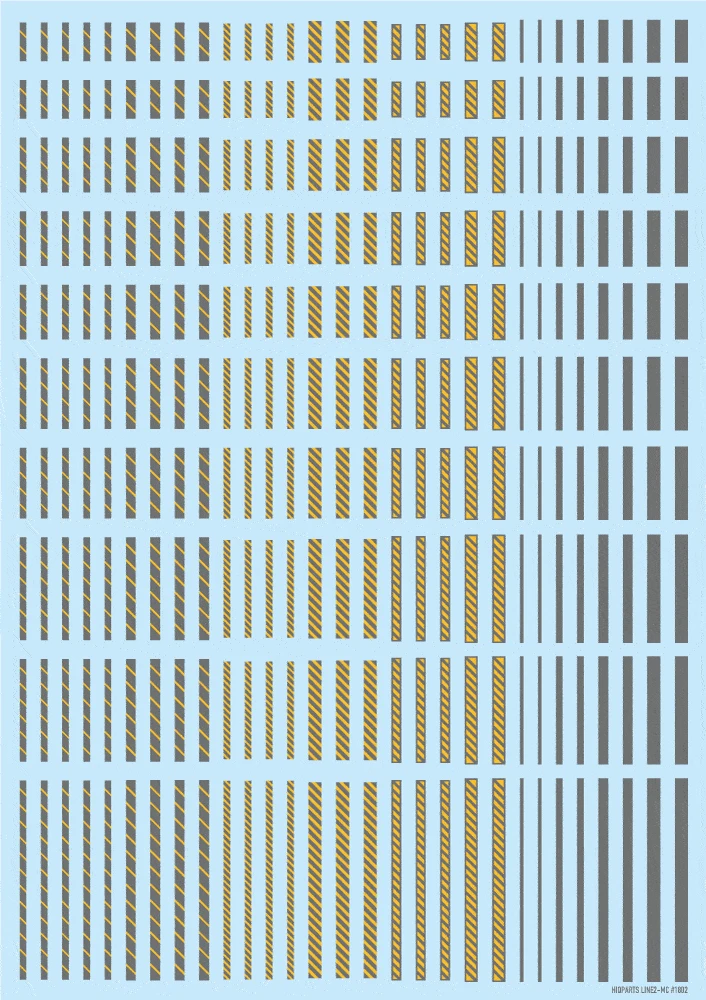 Line Decal 2 Gray + Yellow(1pc) 3 Line Decal 2 Gray + Yellow(1pc)