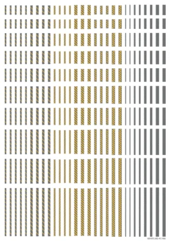 Line Decal 2 Gray + Yellow(1pc) 7 Line Decal 2 Gray + Yellow(1pc) -Model Circuit Shop LINED02 GRY2