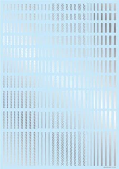 Line Decal 2 Silver(1pc)
