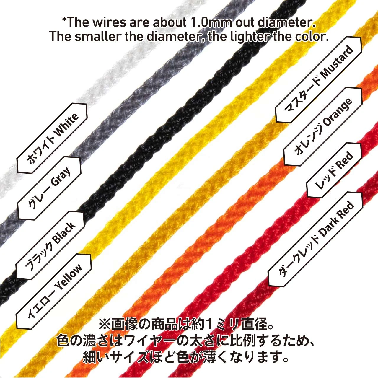 Mesh Wire Mustard About 1.0mm(About 100cm) 5 Mesh Wire Mustard About 1.0mm(About 100cm) - Image 3