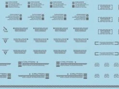 Mecha Decal 001-G USA Gundam X Child Of Mecha CARTOGRAF 1/144 -Model Circuit Shop Mecha Decal 001 G 144 04