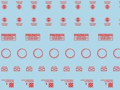 Mecha Decal 001-R USA Gundam X Child Of Mecha CARTOGRAF 1/100 -Model Circuit Shop Mecha Decal 001 R 100 02