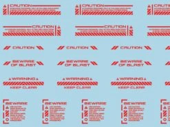 Mecha Decal 001-R USA Gundam X Child Of Mecha CARTOGRAF 1/100 -Model Circuit Shop Mecha Decal 001 R 100 03