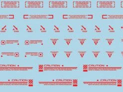 Mecha Decal 001-R USA Gundam X Child Of Mecha CARTOGRAF 1/100 -Model Circuit Shop Mecha Decal 001 R 100 04