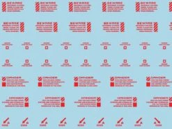 Mecha Decal 001-R USA Gundam X Child Of Mecha CARTOGRAF 1/144 -Model Circuit Shop Mecha Decal 001 R 144 02