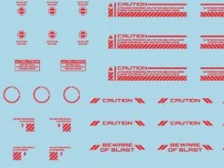 Mecha Decal 001-R USA Gundam X Child Of Mecha CARTOGRAF 1/144 -Model Circuit Shop Mecha Decal 001 R 144 03