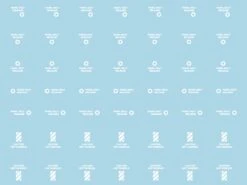 Mecha Decal 001-W USA Gundam X Child Of Mecha CARTOGRAF 1/144 -Model Circuit Shop Mecha Decal 001 W 144 01 1