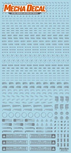 Mecha Decal 002-G USA Gundam X Child Of Mecha CARTOGRAF 1/100