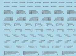 Mecha Decal 002-G USA Gundam X Child Of Mecha CARTOGRAF 1/100 -Model Circuit Shop Mecha Decal 002 G 03