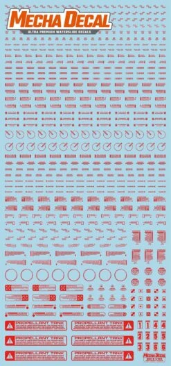 Mecha Decal 002-R USA Gundam X Child Of Mecha CARTOGRAF 1/100