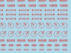 Mecha Decal 002-R USA Gundam X Child Of Mecha CARTOGRAF 1/100 -Model Circuit Shop Mecha Decal 002 R 02