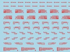 Mecha Decal 002-R USA Gundam X Child Of Mecha CARTOGRAF 1/100 -Model Circuit Shop Mecha Decal 002 R 03
