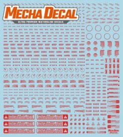 Mecha Decal 002-R USA Gundam X Child Of Mecha CARTOGRAF 1/144