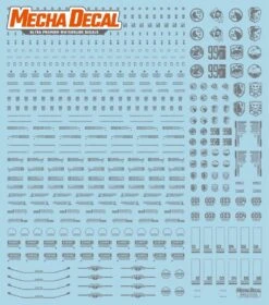 Mecha Decal 003-G USA Gundam X Child Of Mecha CARTOGRAF 1/144