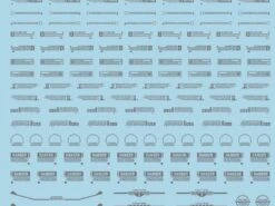 Mecha Decal 003-G USA Gundam X Child Of Mecha CARTOGRAF 1/144 -Model Circuit Shop Mecha Decal 003 G 144 04
