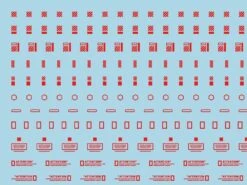 Mecha Decal 003-R USA Gundam X Child Of Mecha CARTOGRAF 1/100 -Model Circuit Shop Mecha Decal 003 R 100 02 1