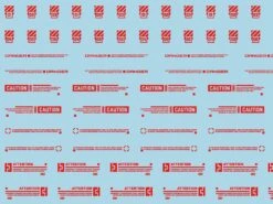 Mecha Decal 003-R USA Gundam X Child Of Mecha CARTOGRAF 1/100 -Model Circuit Shop Mecha Decal 003 R 100 03