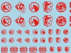 Mecha Decal 003-R USA Gundam X Child Of Mecha CARTOGRAF 1/100 -Model Circuit Shop Mecha Decal 003 R 100 05 1