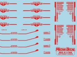 Mecha Decal 003-R USA Gundam X Child Of Mecha CARTOGRAF 1/100 -Model Circuit Shop Mecha Decal 003 R 100 07
