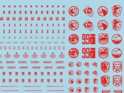 Mecha Decal 003-R USA Gundam X Child Of Mecha CARTOGRAF 1/144 -Model Circuit Shop Mecha Decal 003 R 144 02