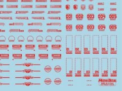 Mecha Decal 003-R USA Gundam X Child Of Mecha CARTOGRAF 1/144 -Model Circuit Shop Mecha Decal 003 R 144 03