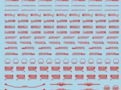 Mecha Decal 003-R USA Gundam X Child Of Mecha CARTOGRAF 1/144 -Model Circuit Shop Mecha Decal 003 R 144 04