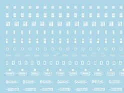 Mecha Decal 003-W USA Gundam X Child Of Mecha CARTOGRAF 1/100 -Model Circuit Shop Mecha Decal 003 W 100 02