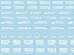 Mecha Decal 003-W USA Gundam X Child Of Mecha CARTOGRAF 1/100 -Model Circuit Shop Mecha Decal 003 W 100 04