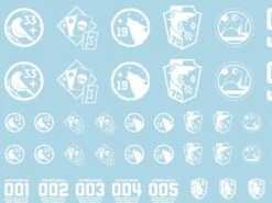 Mecha Decal 003-W USA Gundam X Child Of Mecha CARTOGRAF 1/100 -Model Circuit Shop Mecha Decal 003 W 100 05