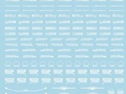 Mecha Decal 003-W USA Gundam X Child Of Mecha CARTOGRAF 1/144 -Model Circuit Shop Mecha Decal 003 W 144 04