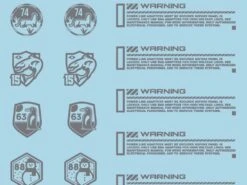 Mecha Decal 004-G CARTOGRAF 1/144 -Model Circuit Shop Mecha Decal 004 G 144 04