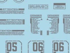 Mecha Decal 004-G CARTOGRAF 1/144 -Model Circuit Shop Mecha Decal 004 G 144 05