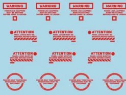 Mecha Decal 004-R CARTOGRAF 1/100 12 Mecha Decal 004-R CARTOGRAF 1/100 -Model Circuit Shop Mecha Decal 004 R 100 04