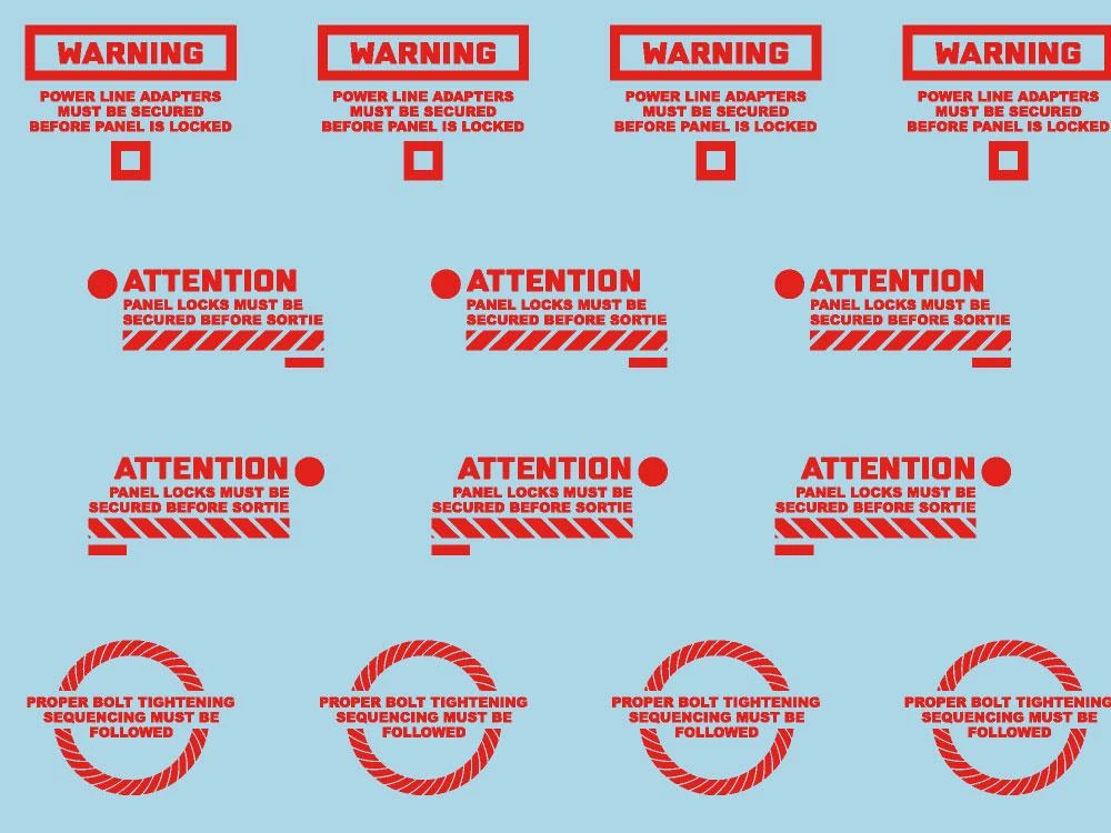 Mecha Decal 004-R CARTOGRAF 1/100 6 Mecha Decal 004-R CARTOGRAF 1/100 - Image 4