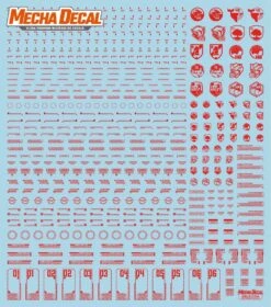 Mecha Decal 004-R CARTOGRAF 1/144
