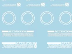 Mecha Decal 004-W CARTOGRAF 1/100 -Model Circuit Shop Mecha Decal 004 W 100 05