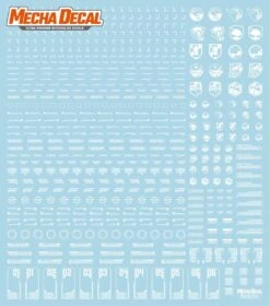 Mecha Decal 004-W CARTOGRAF 1/144