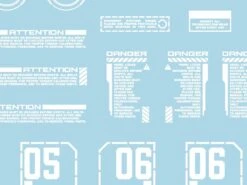 Mecha Decal 004-W CARTOGRAF 1/144 -Model Circuit Shop Mecha Decal 004 W 144 05