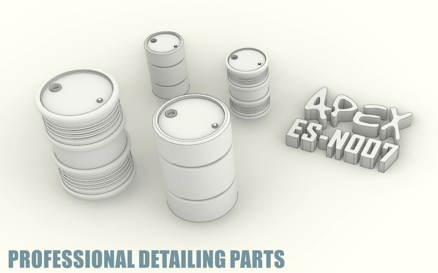 Apex Detailing Parts DP-N007 Detail Barrels 3 Apex Detailing Parts DP-N007 Detail Barrels