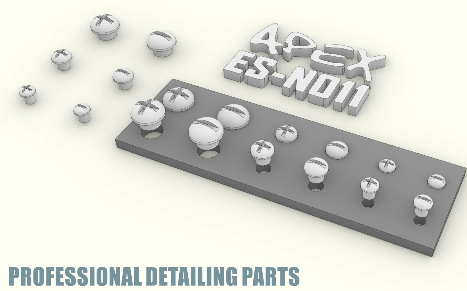 Apex Detailing Parts DP-N011 Detail Minus Mold 5 3 Apex Detailing Parts DP-N011 Detail Minus Mold 5