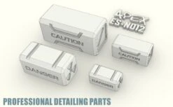 Apex Detailing Parts DP-N012 Detail Caution Containers