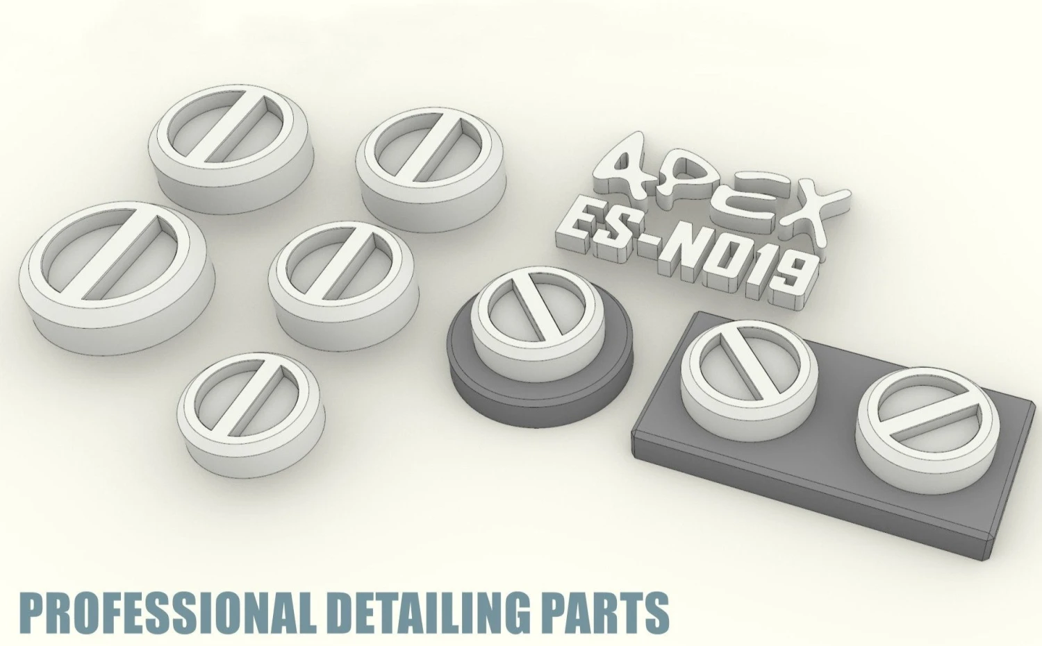 Apex Detailing Parts DP-N019 Detail Circle 2 3 Apex Detailing Parts DP-N019 Detail Circle 2