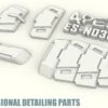 Apex Detailing Parts DP-N030 Detail Armor Shielding -Model Circuit Shop N030 1