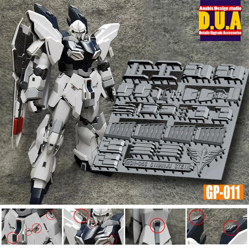 D.U.A Details Upgrade Accessories GP-011 MG Sinanju 5 D.U.A Details Upgrade Accessories GP-011 MG Sinanju - Image 3