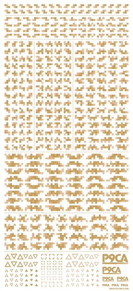 Pixel Camouflage Decal 2 Desert Camouflage(1pc) 4 Pixel Camouflage Decal 2 Desert Camouflage(1pc) - Image 2