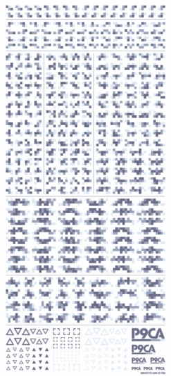 Pixel Camouflage Decal 2 Marine Camouflage(1pc) -Model Circuit Shop P9CA SEA 2