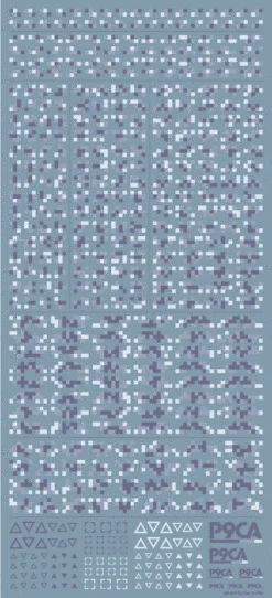 Pixel Camouflage Decal 2 Marine Camouflage(1pc) -Model Circuit Shop P9CA SEA 3 1