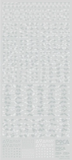 Pixel Camouflage Decal 2 Winter Camouflage(1pc) -Model Circuit Shop P9CA WIN 3