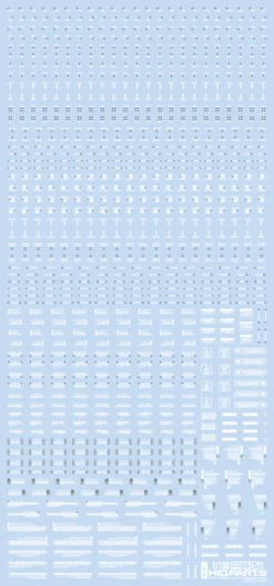 1/100 RB01 Caution Decal White & Gray(1pc)