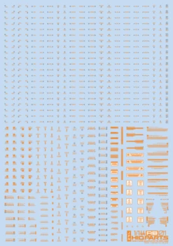 1/144 RB01 Caution Decal Orange & Gray(1pc)